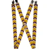 Suspenders - 1.0" - Chevron Weave Gold/Purple/White
