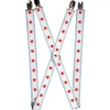 Suspenders - 1.0" - Chicago Flag