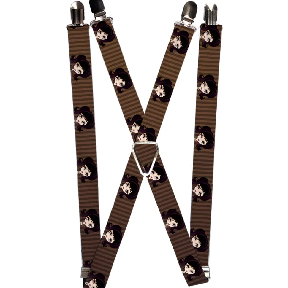 Suspenders - 1.0" - Cutesy Girl
