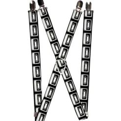 Suspenders - 1.0" - DC Cassette Tape