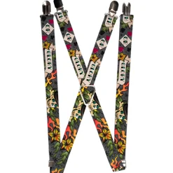 Suspenders - 1.0" - Death or Glory Gray