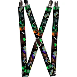 Suspenders - 1.0" - Eighties Arcade Black