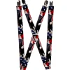 Suspenders - 1.0" - Flying Eagle/American Flag