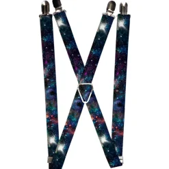 Suspenders - 1.0" - Galaxy Collage