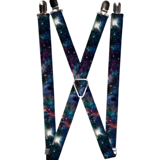 Suspenders - 1.0" - Galaxy Collage