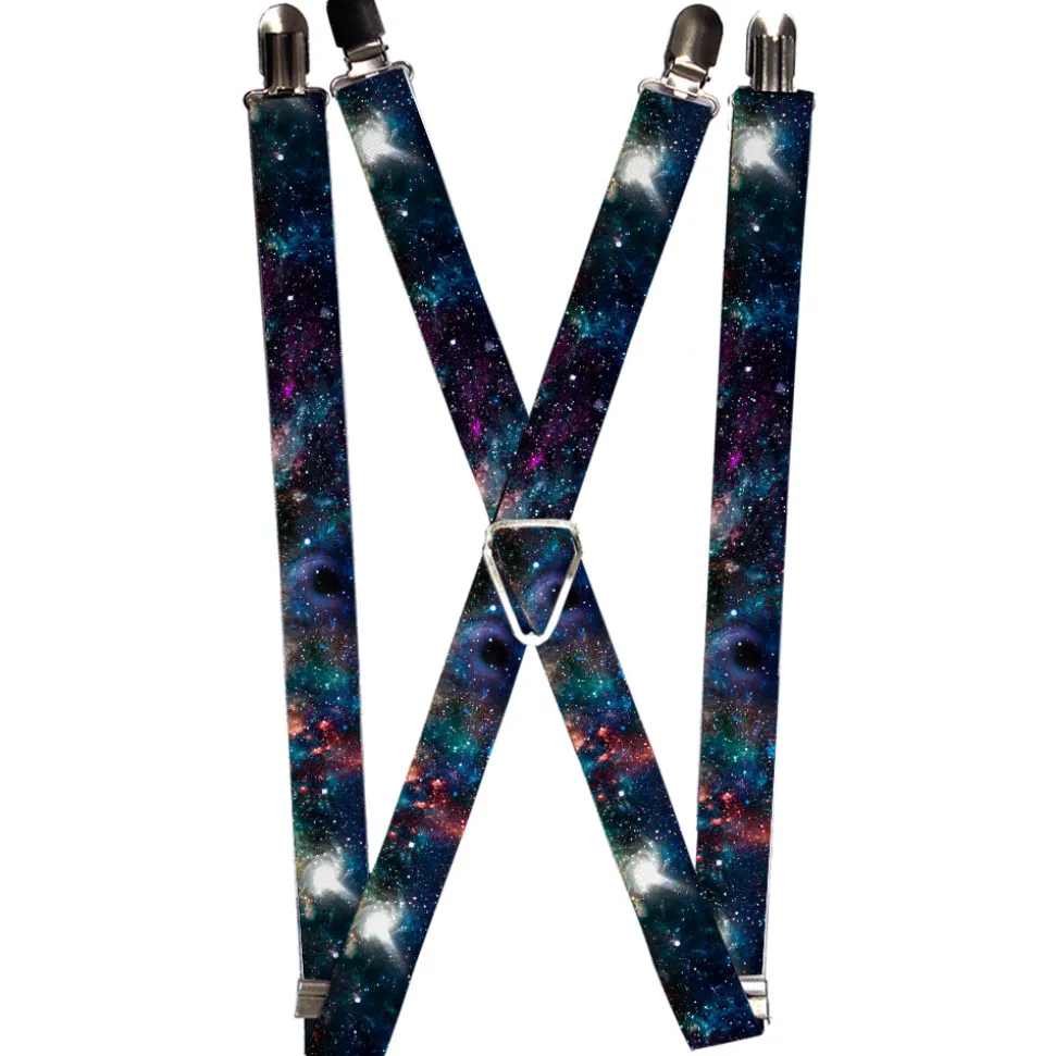 Suspenders - 1.0" - Galaxy Collage