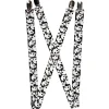 Suspenders - 1.0" - Ghosts Scattered Black/White
