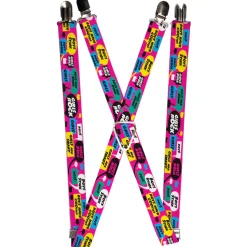 Suspenders - 1.0" - Girls Rule Bubbles