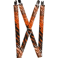 Suspenders - 1.0" - Grunge Tread Orange