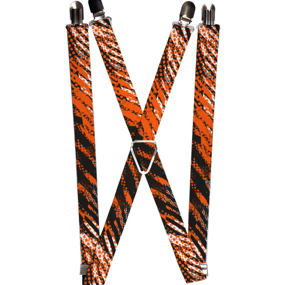 Suspenders - 1.0" - Grunge Tread Orange