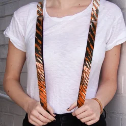 Suspenders - 1.0" - Grunge Tread Orange