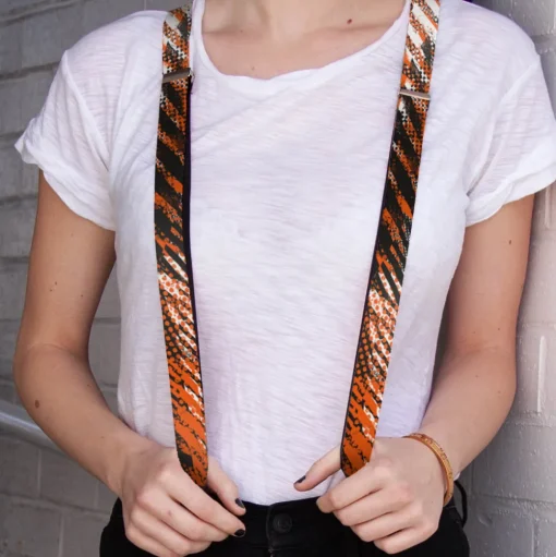 Suspenders - 1.0" - Grunge Tread Orange