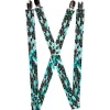 Suspenders - 1.0" - Grunge Bricks Green