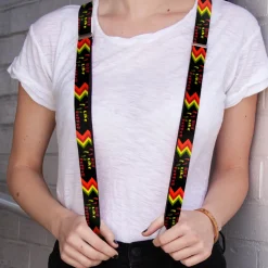 Suspenders - 1.0" - Hot Like A Pepper