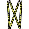 Suspenders - 1.0" - J/K RIGHT? Black/Yellow