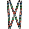 Suspenders - 1.0" - Justice League Superheroes CLOSE-UP New
