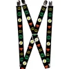 Suspenders - 1.0" - Justice League Superhero Logos