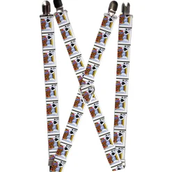 Suspenders - 1.0" - King of Spades