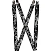 Suspenders - 1.0" - Lucky Black/White