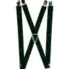 Suspenders - 1.0" - Marble Black/Green