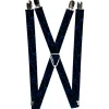 Suspenders - 1.0" - Marble Black/Blue