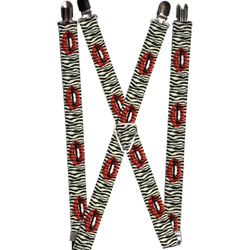 Suspenders - 1.0" - Mouth Zebra