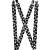 Suspenders - 1.0" - Multi Panda w/Sunglasses Black/White