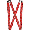 Suspenders - 1.0" - Navajo Gray/Red/Gray/Black