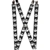 Suspenders - 1.0" - Nightmare Before Christmas Jack Expressions Gray