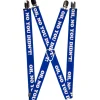 Suspenders - 1.0" - OH, NO YOU DIDN'T!!! Navy/Purple/White