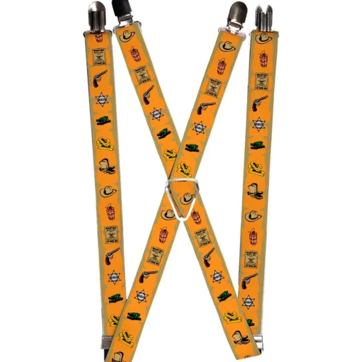 Suspenders - 1.0" - Old Western Multi Color