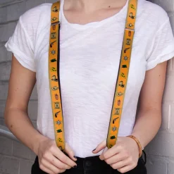Suspenders - 1.0" - Old Western Multi Color