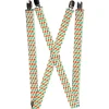 Suspenders - 1.0" - Owl Eyes Yellow/Reds/Blues