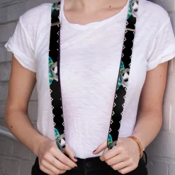 Suspenders - 1.0" - Panda Bling