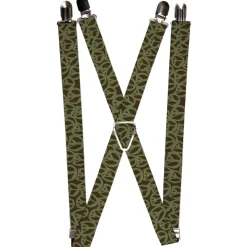 Suspenders - 1.0" - Peace Brown/Olive
