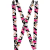 Suspenders - 1.0" - Penguins w/Cupcakes Fuchsia/Multi Color