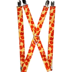 Suspenders - 1.0" - Pepperoni Pizza Vivid
