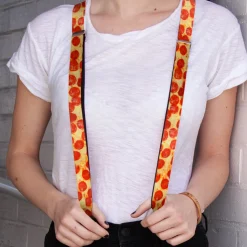 Suspenders - 1.0" - Pepperoni Pizza Vivid