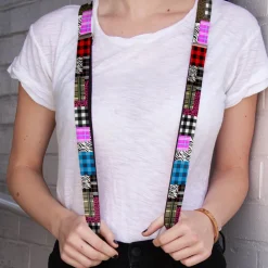 Suspenders - 1.0" - Plaid & Animal Skins