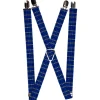 Suspenders - 1.0" - Plaid Navy