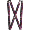 Suspenders - 1.0" - Portland Vivid Skyline Cosmic Roses