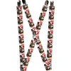 Suspenders - 1.0" - Queen of Broken Hearts