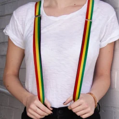 Suspenders - 1.0" - Rasta