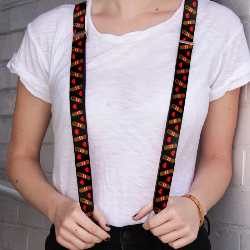 Suspenders - 1.0" - Skateboard Love
