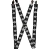 Suspenders - 1.0" - Skull Candy Black/Gray/White