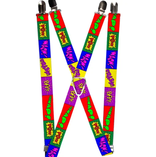 Suspenders - 1.0" - Sound Effect Blocks Multi Color
