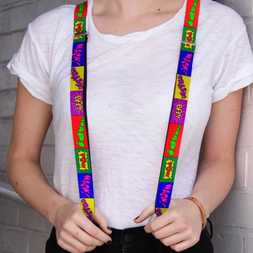 Suspenders - 1.0" - Sound Effect Blocks Multi Color