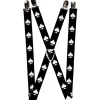 Suspenders - 1.0" - Spade Black/White