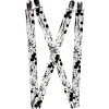 Suspenders - 1.0" - Splatter White/Black