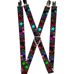 Suspenders - 1.0" - Stargazer Black/Multi Color